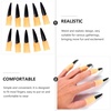 image:imageBeaupretty 30Pcs Zombie Fake Fingers Nail Cover Halloween Spooky Scary Nails for Cosplay