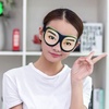 image:imageBeaupretty 3D Funny Sleep Eye Mask Breathable Eye Shade for Sleeping Adjustable Blackout Night Cover for Travel Plane Home amp Nap Unique Glasses Pattern Eyeshade for Men Women