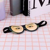 image:imageBeaupretty 3D Funny Sleep Eye Mask Breathable Eye Shade for Sleeping Adjustable Blackout Night Cover for Travel Plane Home amp Nap Unique Glasses Pattern Eyeshade for Men Women