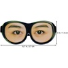 image:imageBeaupretty 3D Funny Sleep Eye Mask Breathable Eye Shade for Sleeping Adjustable Blackout Night Cover for Travel Plane Home amp Nap Unique Glasses Pattern Eyeshade for Men Women