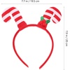 image:imageBeaupretty 3PCS Christmas Candy Cane Headbands Holiday Headpiece Hair Christmas Accessories for Women Girls