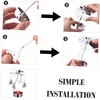 image:imageBeaupretty 3PCS Rotary Candle Holder Spinning Carousel Candlestick Tea Light Holder with Snowflake Xmas Tree Angel Decor for Wedding Christmas Festival Home Silver
