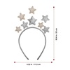 image:imageBeaupretty 3Pcs Glitter Star Headband Stars Hair Bands Head Bopper Children Hair Hoop for Women Girls Party Hair Decor