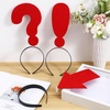 image:imageBeaupretty 3pcs Creative Funny Headbands with Unique Symbols Arrow Exclamation for Halloween Carnival Photo Booth and Cosplay Accessories