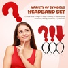image:imageBeaupretty 3pcs Creative Funny Headbands with Unique Symbols Arrow Exclamation for Halloween Carnival Photo Booth and Cosplay Accessories