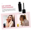 image:imageBeaupretty 4 Pack Refillable 5Ml Lip Gloss Tubes Clear Plastic Lip Balm Containers with Wand Compact Travel Size for Diy Lipstick and Cosmetic Tools