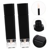 image:imageBeaupretty 4 Pack Refillable 5Ml Lip Gloss Tubes Clear Plastic Lip Balm Containers with Wand Compact Travel Size for Diy Lipstick and Cosmetic Tools