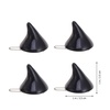 image:imageBeaupretty 4 Pairs Cute Hair Clips Devil Horn Hair Clips Hairpins Angel Wings Cartoon Leather Hairclips Non Slip Clamps Lovely Hair Accessories