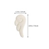 image:imageBeaupretty 4 Pairs Cute Hair Clips Devil Horn Hair Clips Hairpins Angel Wings Cartoon Leather Hairclips Non Slip Clamps Lovely Hair Accessories