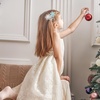 image:imageBeaupretty 4 Pairs Snowflake Hair Clips Glittery Snowflake Barrettes Teen Girls Hair Snap Clips Winter Theme Party Hair Accessories