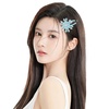 image:imageBeaupretty 4 Pairs Snowflake Hair Clips Glittery Snowflake Barrettes Teen Girls Hair Snap Clips Winter Theme Party Hair Accessories