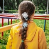 image:imageBeaupretty 4 Pairs Snowflake Hair Clips Glittery Snowflake Barrettes Teen Girls Hair Snap Clips Winter Theme Party Hair Accessories