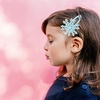 image:imageBeaupretty 4 Pairs Snowflake Hair Clips Glittery Snowflake Barrettes Teen Girls Hair Snap Clips Winter Theme Party Hair Accessories