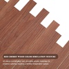 image:imageBeaupretty 40 Pcs Miniature Dollhouse Flooring Peel and Stick Wood Grain Tiles Self Adhesive Mini Floorboards for Dollhouse Furniture Kitchen amp Room Decor