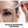 image:imageBeaupretty 413 Inch Stainless Steel Meibomian Gland Expressor Eyelid Massage Tweezers Tool for Eye Care and Blocked Gland ReliefSilver 1