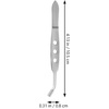 image:imageBeaupretty 413 Inch Stainless Steel Meibomian Gland Expressor Eyelid Massage Tweezers Tool for Eye Care and Blocked Gland ReliefSilver 1