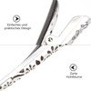 image:imageBeaupretty 4PCS Bill Hair Clips Long Hollow Style Metal Alligator Curl Clips Without Teeth Long Metal Hairclips Decorative Alligator Hair Accessories for Women Girls for Professional Salon amp Daily