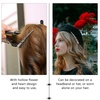 image:imageBeaupretty 4PCS Bill Hair Clips Long Hollow Style Metal Alligator Curl Clips Without Teeth Long Metal Hairclips Decorative Alligator Hair Accessories for Women Girls for Professional Salon amp Daily