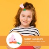 image:imageBeaupretty 4PCS Bunny Carrot Hair Clips Easter Bunny Hair Clips Plush Rabbit Hairpins Girl Hair Clip Rabbit Hair Accessories for Birthday Easter Party