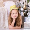image:imageBeaupretty 4PCS Happy New Year Headband Glitter New Year Eve Party Favors for Holiday for Women Girls GoldenGolden