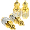 image:imageBeaupretty 4Pcs Essential Oil Roller Bottles Refillable Glass Roll on Bottles with LeakProof Metal Ball Applicator Portable Travel Size for Essential Oils amp Aromatherapy