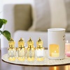 image:imageBeaupretty 4Pcs Essential Oil Roller Bottles Refillable Glass Roll on Bottles with LeakProof Metal Ball Applicator Portable Travel Size for Essential Oils amp Aromatherapy