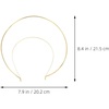 image:imageBeaupretty 4Pcs Gold Crown Headband Goddess Headpiece for Women Greek Goddess Costume Accessories DIY Celestial Sunburst Crowns for Halloween amp Wedding