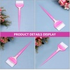 image:imageBeaupretty 4Pcs Hair Dye Comb and Brush Set for Salon and Home Use Hair Coloring Tint Applicator Kit for Highlights Balayage and Dyeing 885X236InPink