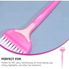 image:imageBeaupretty 4Pcs Hair Dye Comb and Brush Set for Salon and Home Use Hair Coloring Tint Applicator Kit for Highlights Balayage and Dyeing 885X236InPink