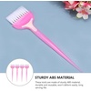 image:imageBeaupretty 4Pcs Hair Dye Comb and Brush Set for Salon and Home Use Hair Coloring Tint Applicator Kit for Highlights Balayage and Dyeing 885X236InPink
