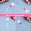 image:imageBeaupretty 4Pcs Hair Dye Comb and Brush Set for Salon and Home Use Hair Coloring Tint Applicator Kit for Highlights Balayage and Dyeing 885X236InWhite
