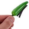 image:imageBeaupretty 4Pcs Vegetable Chili Pepper Hairpins Alligator Barrettes Mini Food Design Hair Clips Girls Women Hair Styling Accessories