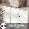 image:imageBeaupretty 4pcs Clear Silicone Corner Protectors Proofing for Cabinets and Drawers Transparent Safety Guards Shaped and Straight Handles Easy NoTool Installation Edge Guards