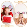 image:imageBeaupretty 4pcs Mouse Ears Headband Rat Headpieces Grey Mouse Costume Accessory for Women Adult Cosplay2350X1750X150CM  4pcs