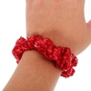 image:imageBeaupretty 4pcs Sequin Hair Scrunchies Christmas Red Scrunchies Sequin Hair Tie Ponytail Holder Elastic Hair Band for Women Girls Holiday Hair Accessories