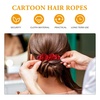image:imageBeaupretty 4pcs Sequin Hair Scrunchies Christmas Red Scrunchies Sequin Hair Tie Ponytail Holder Elastic Hair Band for Women Girls Holiday Hair Accessories