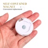 image:imageBeaupretty 4pcs Single Eyeshadow Case Round Magnets Empty Makeup Container for Cosmetics Powder Black White