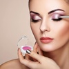 image:imageBeaupretty 4pcs Single Eyeshadow Case Round Magnets Empty Makeup Container for Cosmetics Powder Black White