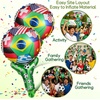 image:imageBeaupretty 50Pcs Soccer Cheering Balloons Inflatable Football Wands with 2026 World Flags Print International Sporting Events Fans Gear amp Cheering Sticks
