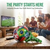 image:imageBeaupretty 50Pcs Soccer Cheering Balloons Inflatable Football Wands with 2026 World Flags Print International Sporting Events Fans Gear amp Cheering Sticks