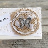 image:imageBeaupretty 50pcs Butterflies DIY Craft Sheer Mesh Wire Glitter Butterfly with Gem for Wedding Home Decor Party PurpleBlack