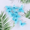 image:imageBeaupretty 50pcs Butterflies DIY Craft Sheer Mesh Wire Glitter Butterfly with Gem for Wedding Home Decor Party PurpleSkyblue