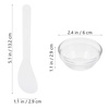 image:imageBeaupretty 5Set Facial Mask Mixing Bowl amp Stick Kit Transparent DIY Beauty Tools for Face Masks amp Hair Color Compact Skincare Mixing Set10 pcs 6X6X3cm