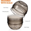 image:imageBeaupretty 5pcs Hairdressing Shaker Dye Mixing Bowl Hair Salon Mixing Cup Hair Dye Cup Hair Color Measuring Tool Tinting Bowl Hair Mixing Bowl Hair Dyeing Shaker Measuring Bowl