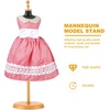 image:imageBeaupretty 5pcs Miniature Doll Clothes Rack Sturdy Plastic Mannequin Bracket for Doll Dress Support Display Stand and Mini House Decoration