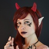 image:imageBeaupretty 6 Pcs Devil Horn Headbands Halloween Party Hairbands for Women and Girls Lightweight Plastic Costume Accessories