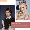 image:imageBeaupretty 6 Pcs Devil Horn Headbands Halloween Party Hairbands for Women and Girls Lightweight Plastic Costume Accessories