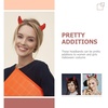 image:imageBeaupretty 6 Pcs Devil Horn Headbands Halloween Party Hairbands for Women and Girls Lightweight Plastic Costume Accessories