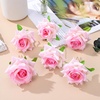 image:imageBeaupretty 6 Pcs Pink Rose Hair Pins for Wedding UShaped Simulated Flower Clips Elegant Bridal Hair Forks for Bridesmaids Prom amp Garden PartyPink