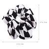 image:imageBeaupretty 6 Pcs Women Elastic Hair Scrunchies with Chessboard Pattern Black White Checkered Hair Ties for Ponytail Wrist Accessory Daily StylingAssorted Colorx3pcs
